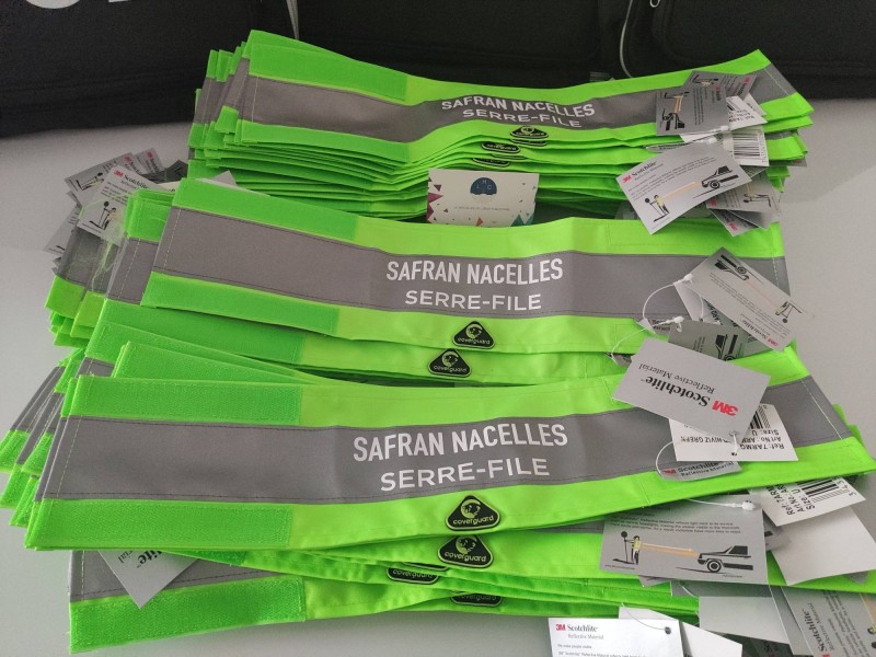 Brassard haut visibilité Le Havre 76