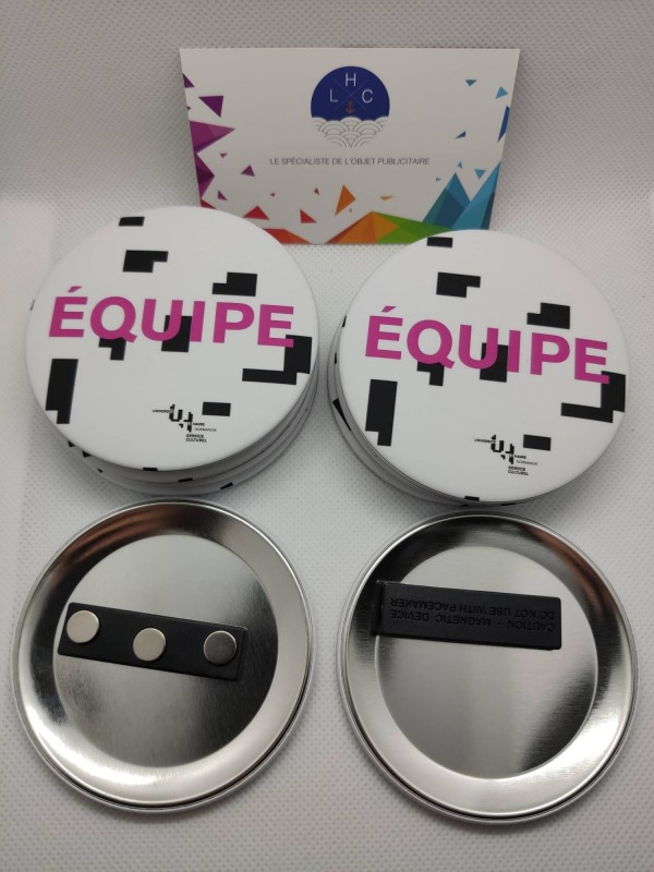 badge magnétique personnalisé Le Havre 76