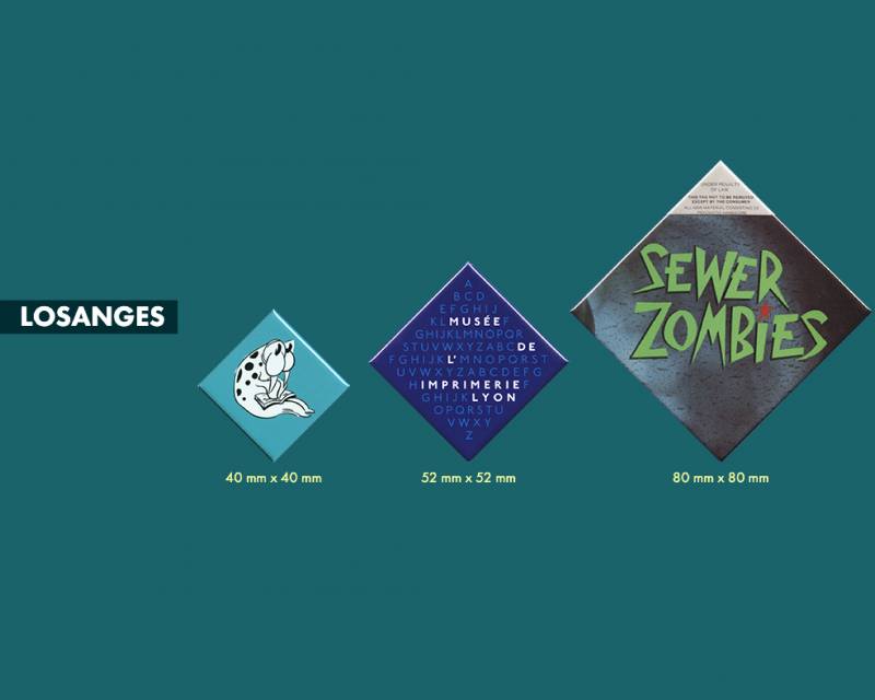 Badge aimanté personnalisé Bolbec 76