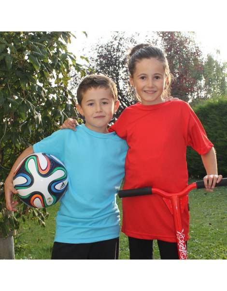 T-shirt respirant personnalisé pour enfant Genève 12
