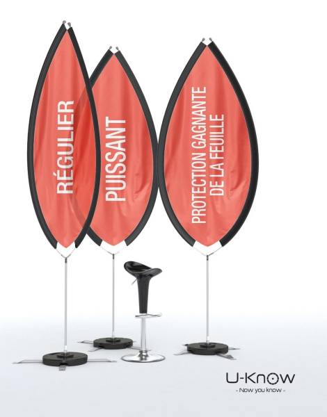 Oriflamme format feuille 76 Gonfreville-l'Orcher