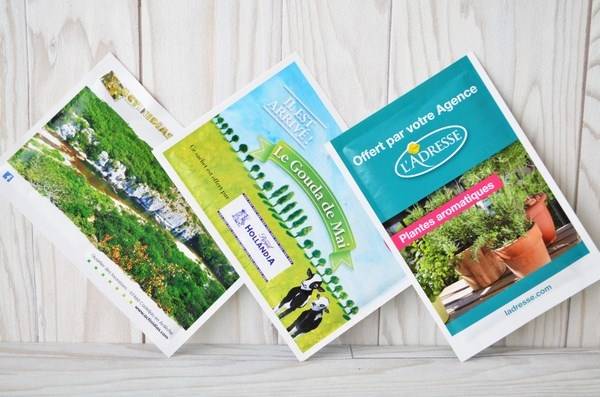 Cartes graines à semer personnalisées Dieppe 76