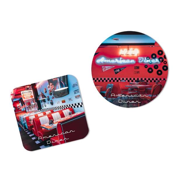 Dessous de verre personnalisé Normandie