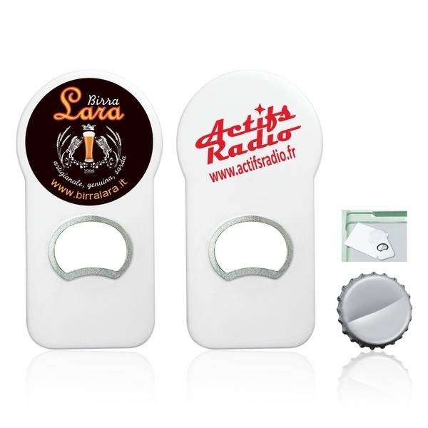 Magnet décapsuleur marqué Sandouville 76