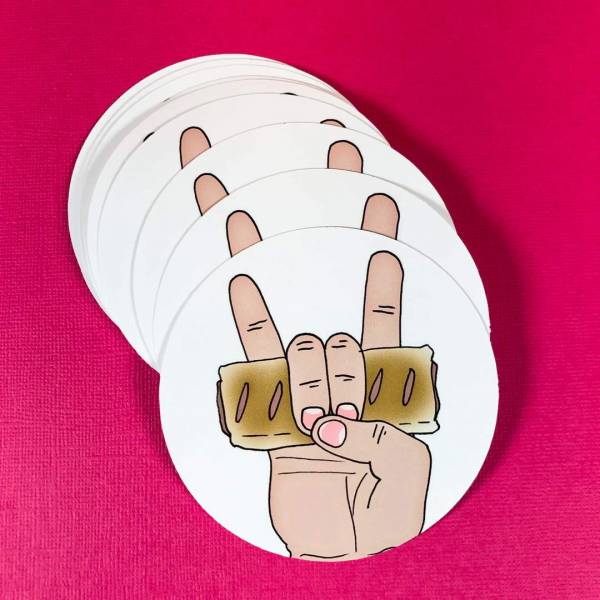 Stickers personnalisé rond Le Havre 76