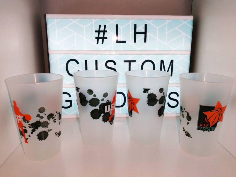 Gobelet réutilisable pour club de sport Caen 14