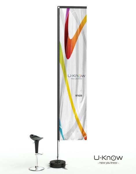 Beach flag en H 76 Fécamp